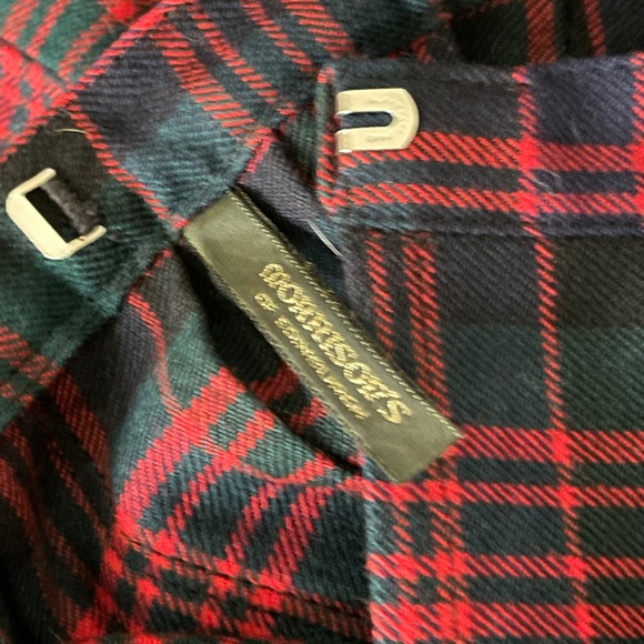 John Morrison Kilt Tartan Plaid Skirt Wool Pleated Made in Scotland UK/14  US/S - Picture 14 of 16